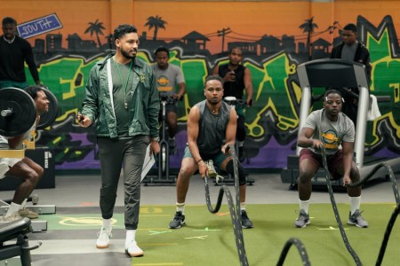All American -- “Reborn” -- Image Number: ALA701b_0003r -- Pictured (L-R): Michael Evans Behling as Jordan Baker -- Photo: Troy Harvey/The CW -- © 2025 The CW Network, LLC. All Rights Reserved.