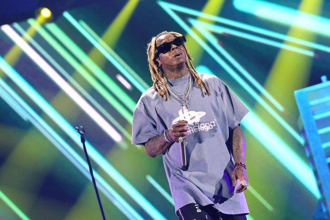 LAS VEGAS, NEVADA - SEPTEMBER 22: (FOR EDITORIAL USE ONLY) Lil Wayne performs onstage during the 2023 iHeartRadio Music Festival at T-Mobile Arena on September 22, 2023 in Las Vegas, Nevada. (Photo by Matt Winkelmeyer/Getty Images for iHeartRadio)