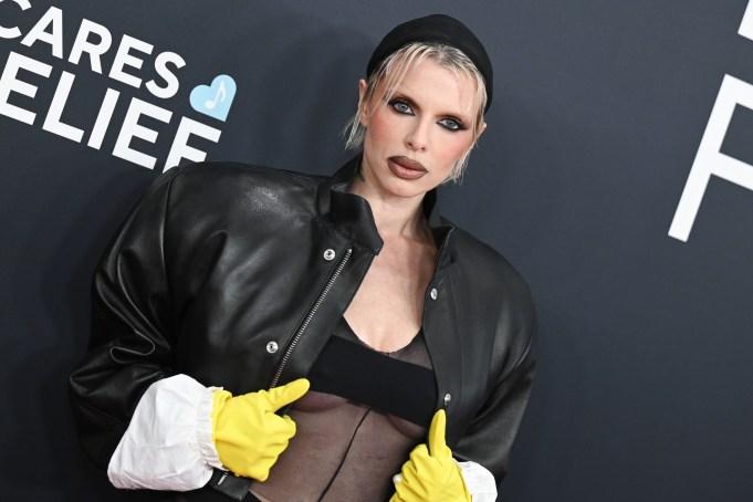 Julia Fox at the 67th GRAMMY Awards held at the Crypto.com Arena on February 2, 2025 in Los Angeles, California. (Photo by Gilbert Flores/Billboard via Getty Images)