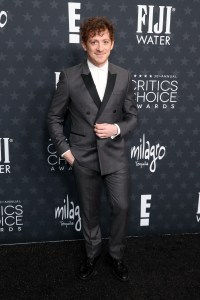 Ethan Slater at the 30th Annual Critics Choice Awards held at The Barker Hangar on February 7, 2025 in Santa Monica, California.