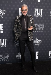 Jeff Goldblum at the 30th Annual Critics Choice Awards held at The Barker Hangar on February 7, 2025 in Santa Monica, California.