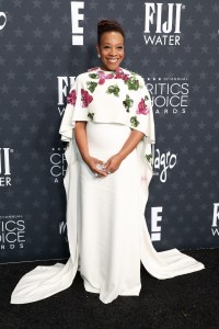 Marianne Jean-Baptiste at the 30th Annual Critics Choice Awards held at The Barker Hangar on February 7, 2025 in Santa Monica, California.