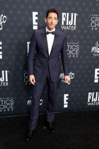 Adrien Brody at the 30th Annual Critics Choice Awards held at The Barker Hangar on February 7, 2025 in Santa Monica, California.