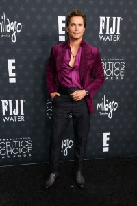 Matt Bomer at the 30th Annual Critics Choice Awards held at The Barker Hangar on February 7, 2025 in Santa Monica, California.