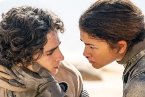 DUNE: PART TWO, (aka DUNE: PART 2, aka DUNE 2), from left: Timothee Chalamet, Zendaya, 2024. ph: Niko Tavernise / © Warner Bros. / Courtesy Everett Collection
