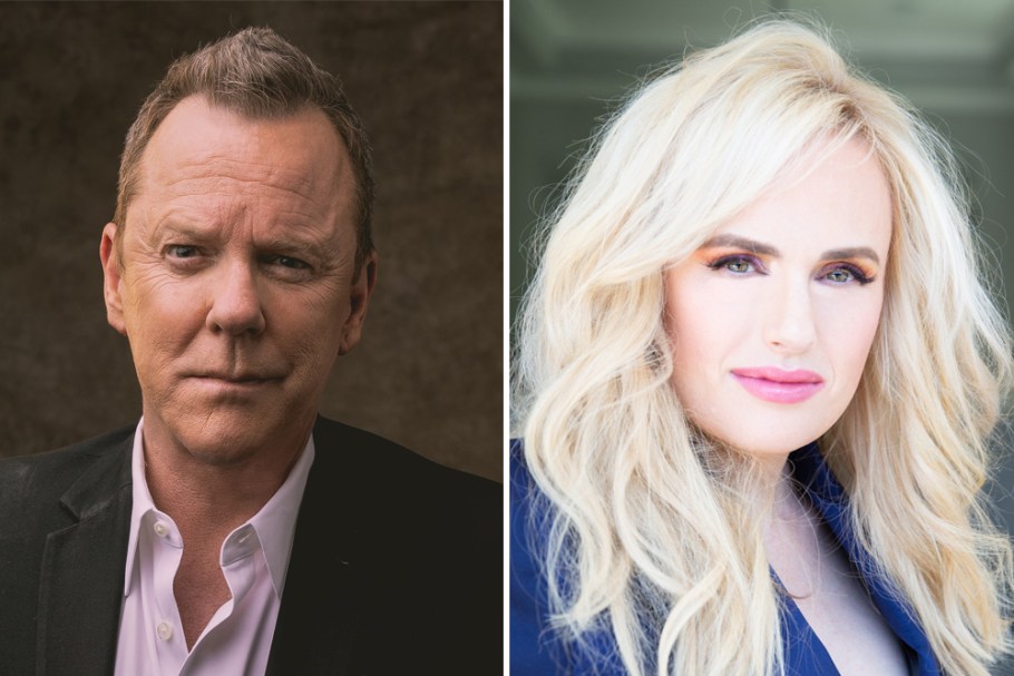 Kiefer Sutherland and Rebel Wilson